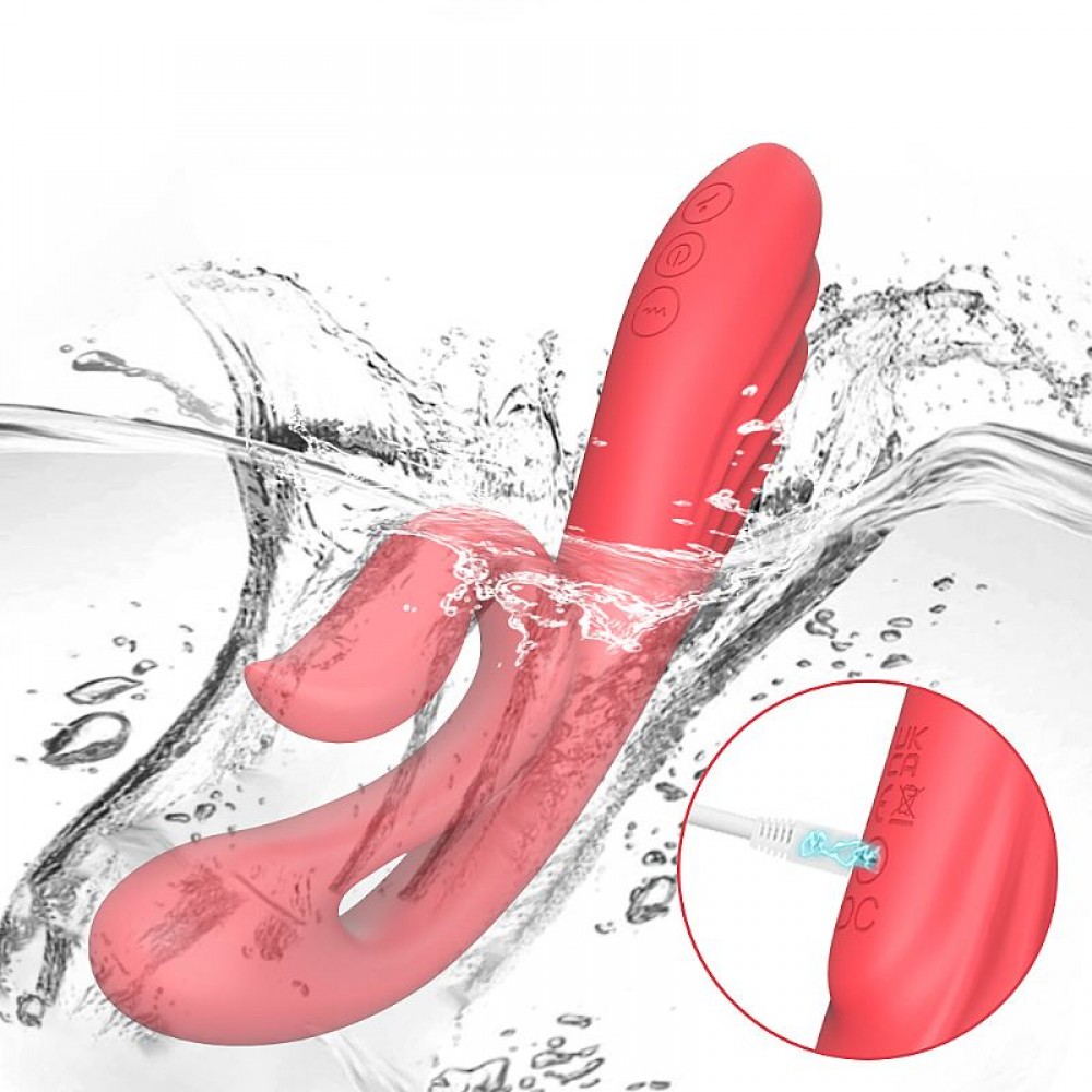 VIBRADOR PONTO E CLITORIS SWAN 8382