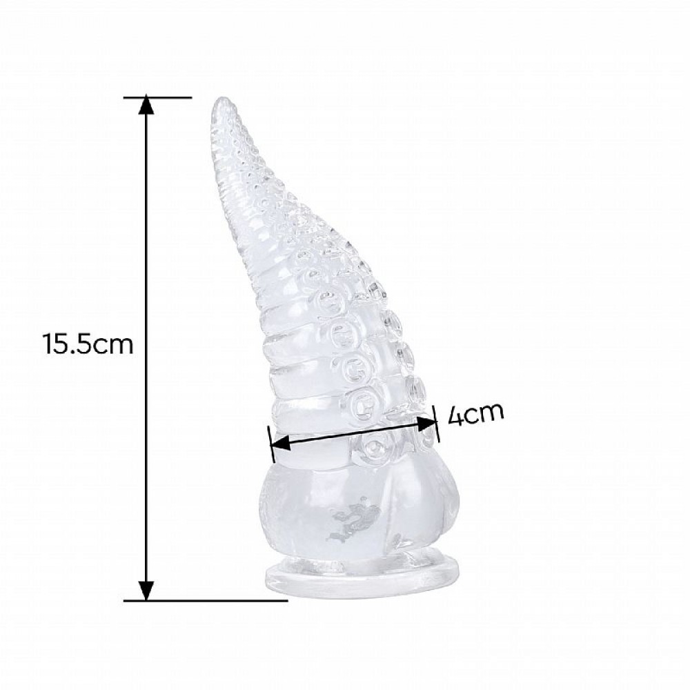 PLUG ANAL SILICONE DILDO COM VENTOSA 8448