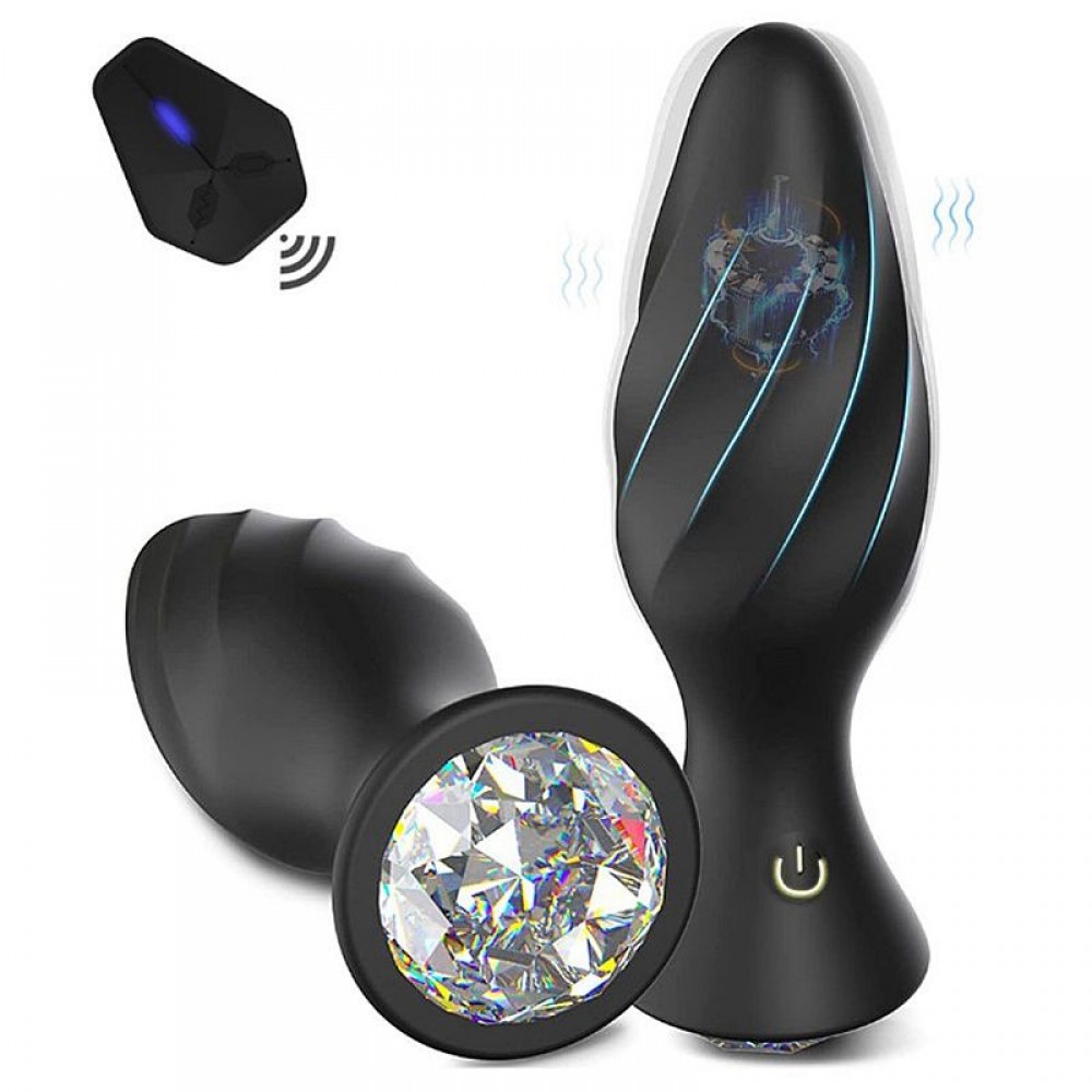 PLUG ANAL COM VIBRO E CONTROLE REMOTO 8601