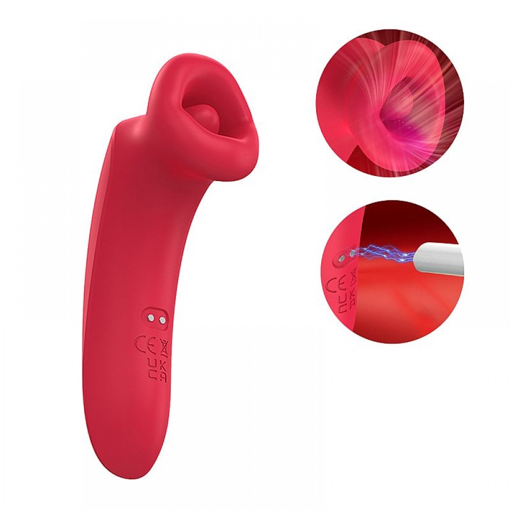 BOCA VIBRADOR DE CLITORIS COM SUCÇÃO 8617