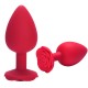 PLUG ANAL EM SILICONE FORMATO ROSA TAMANHO P 7908