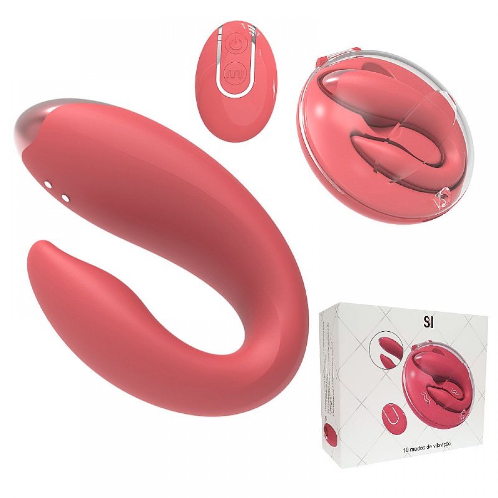 VIBRADOR DE CASAL COM CONTROLE 8719