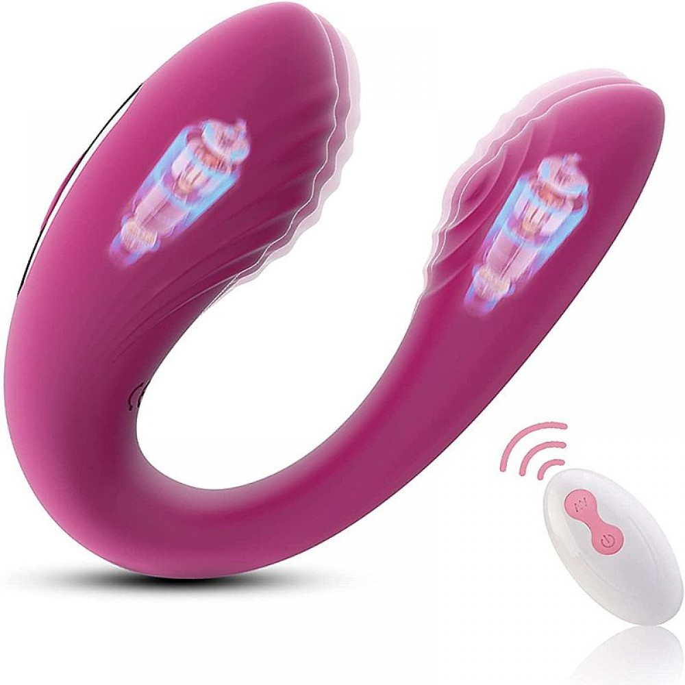 VIBRADOR DE CASAL DUPLO MOTOR