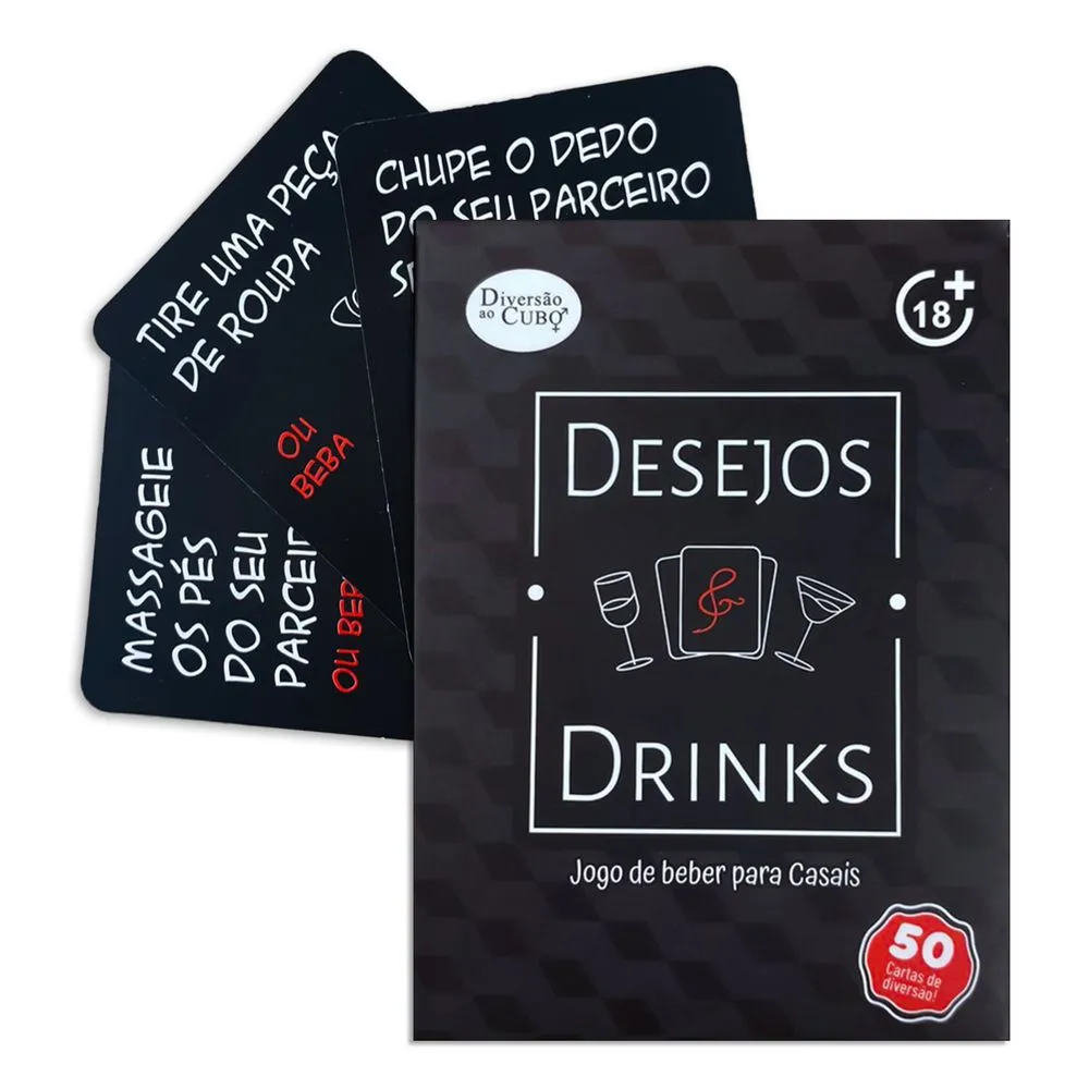 DESEJOS E DRINKS JOGO DE CARTAS BDD-01