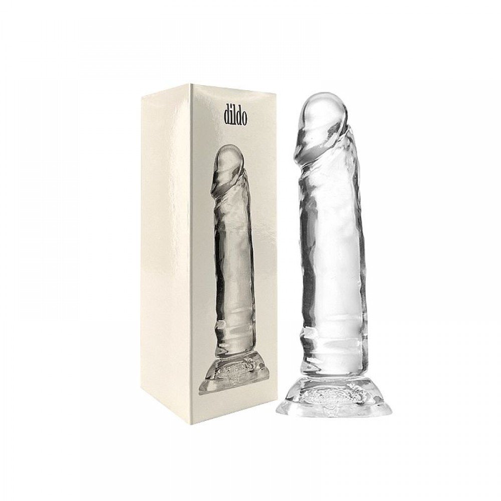 DILDO REALÍSTICO TRANSPARENTE - 14,8 x 3,0