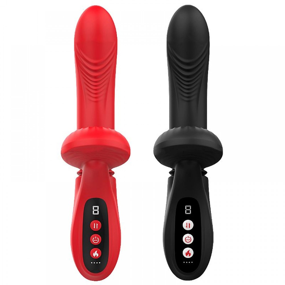 VIBRADOR DE PONTO G E CLITÓRIS COM VAI E VEM MODELO 8771