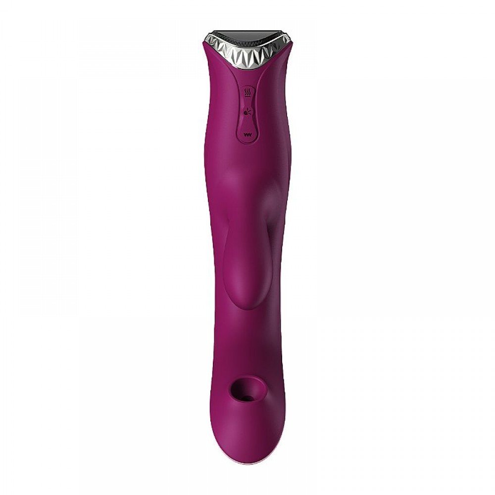 VIBRADOR DE PONTO G E CLITÓRIS / PULSAÇÃO - COM TELA DE LED E RECARREGÁVEL - MODELO 8736