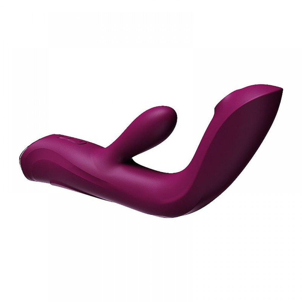 VIBRADOR DE PONTO G E CLITÓRIS / PULSAÇÃO - COM TELA DE LED E RECARREGÁVEL - MODELO 8736