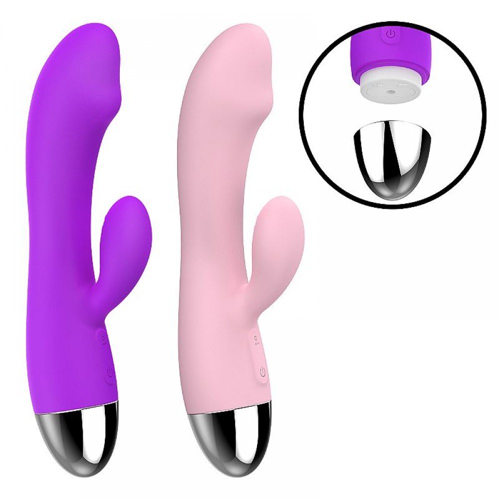 VIBRADOR DE PONTO G E CLITÓRIS - MODELO 8733