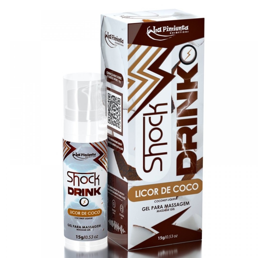 SHOCK  DRINK GEL EXCITANTE COM VIBRAÇÃO 15G