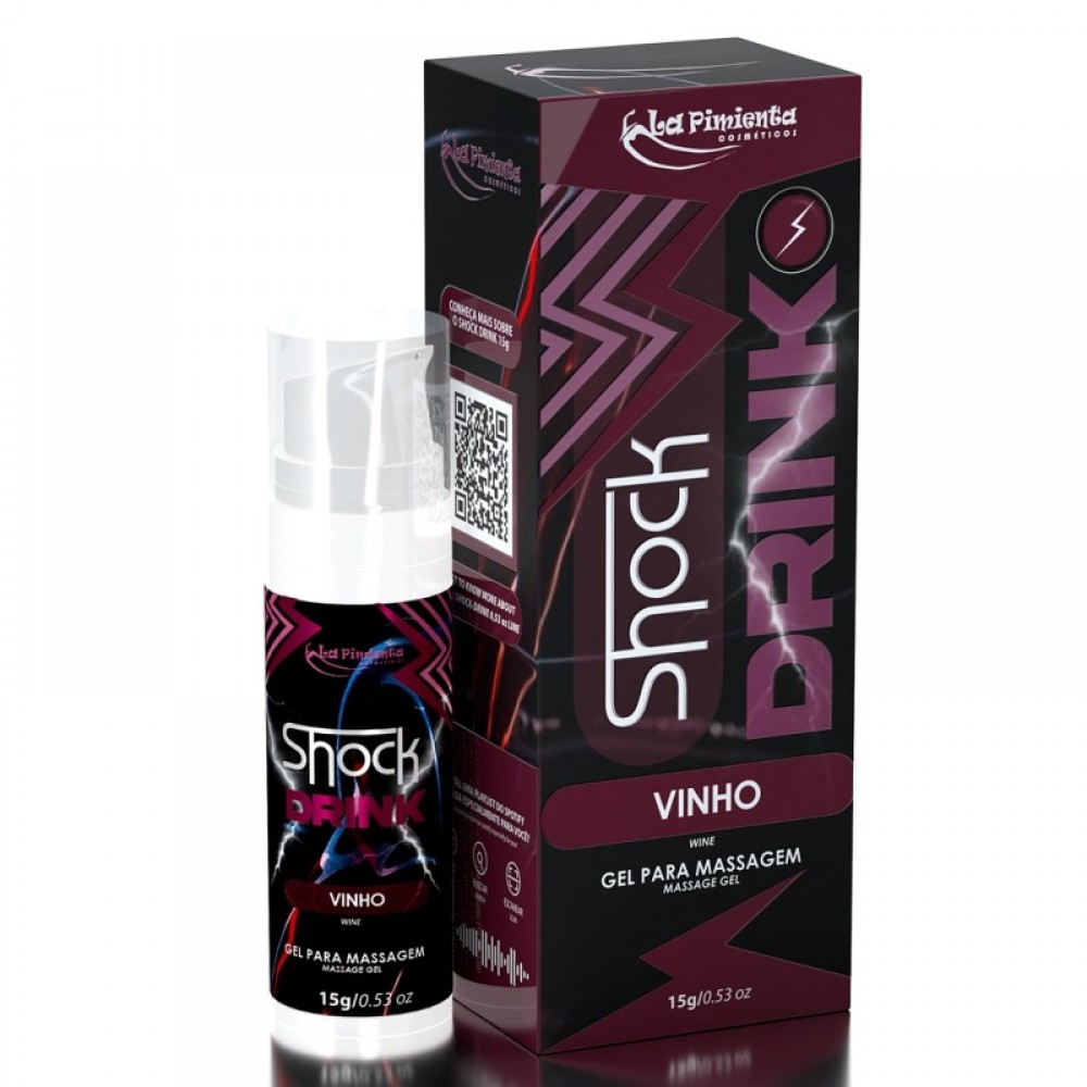 SHOCK  DRINK GEL EXCITANTE COM VIBRAÇÃO 15G