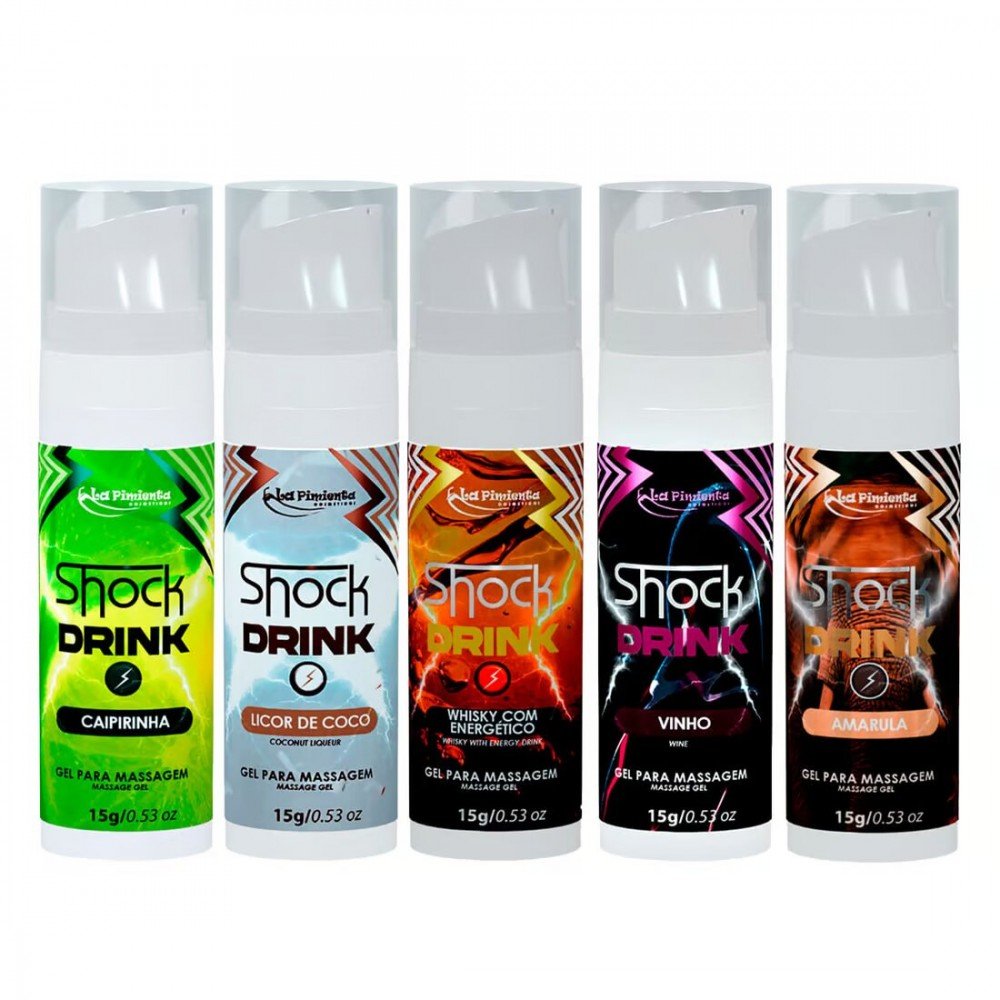 SHOCK  DRINK GEL EXCITANTE COM VIBRAÇÃO 15G