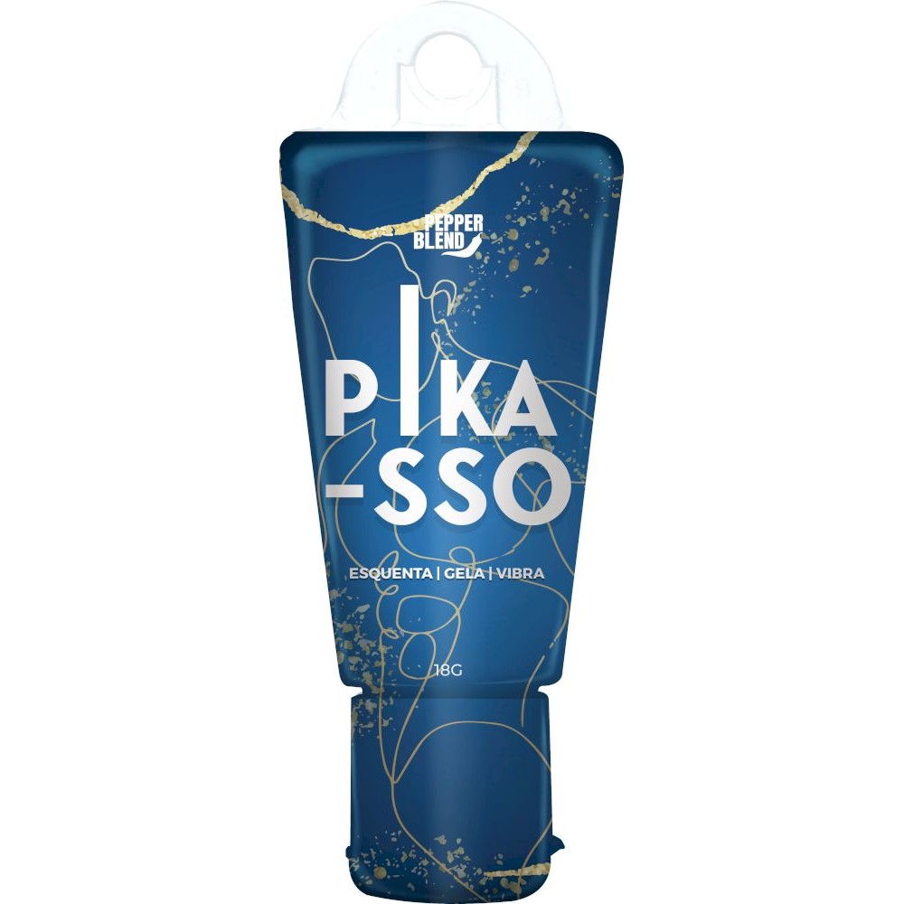 PIKASSO GEL EXCITANTE ESQUENTA, GELA E VIBRA 18G