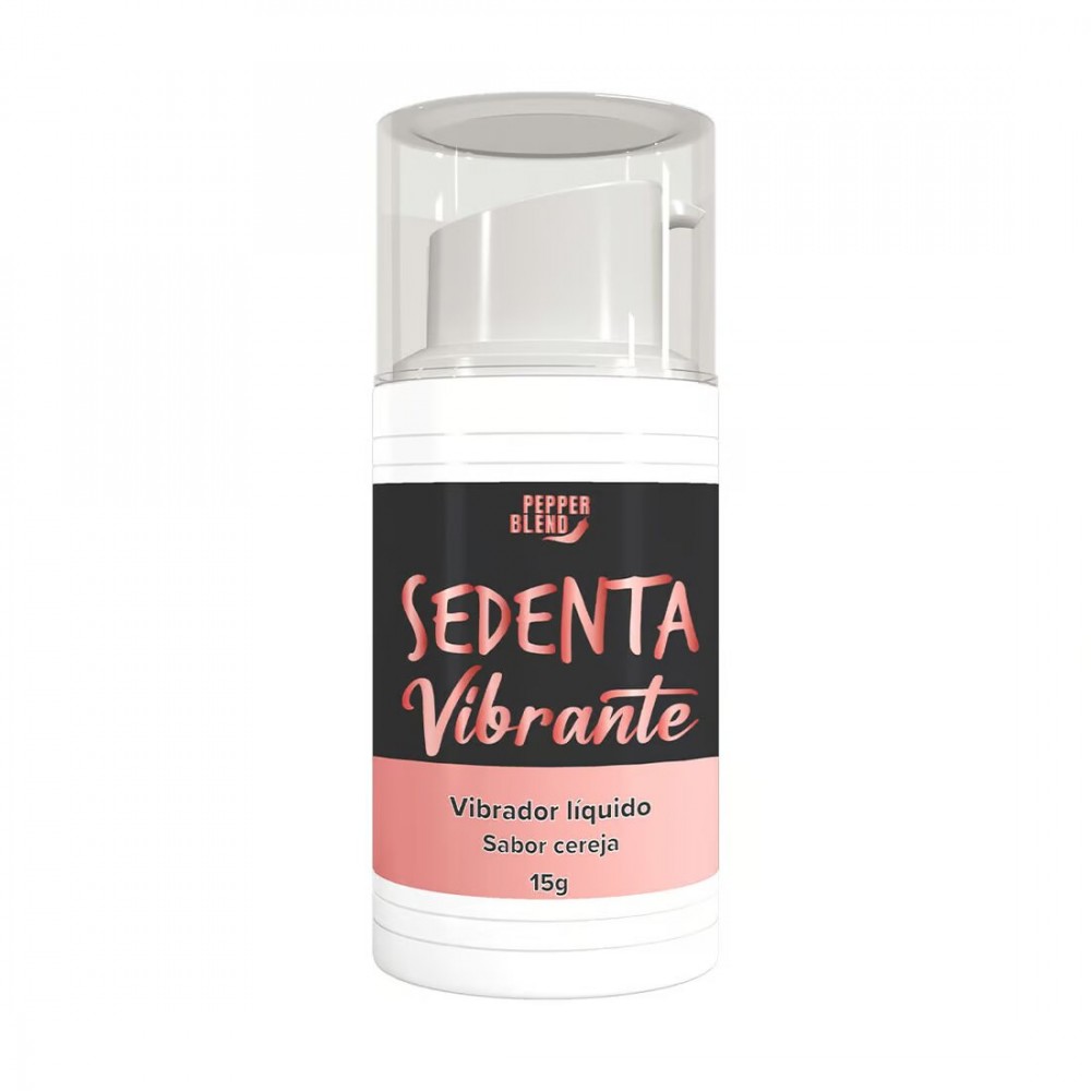 SEDENTA VIBRANTE GEL COMESTIVEL COM VIBRAÇÃO 15G