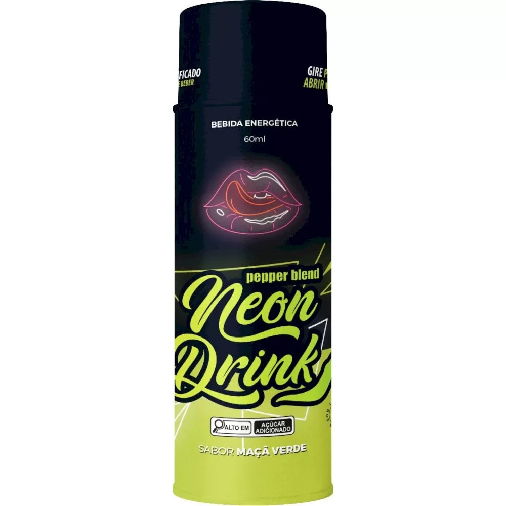 Neon Drink EnergÉtico Concentrado 60ml Atual Sex A Sua Distribuidora 9187