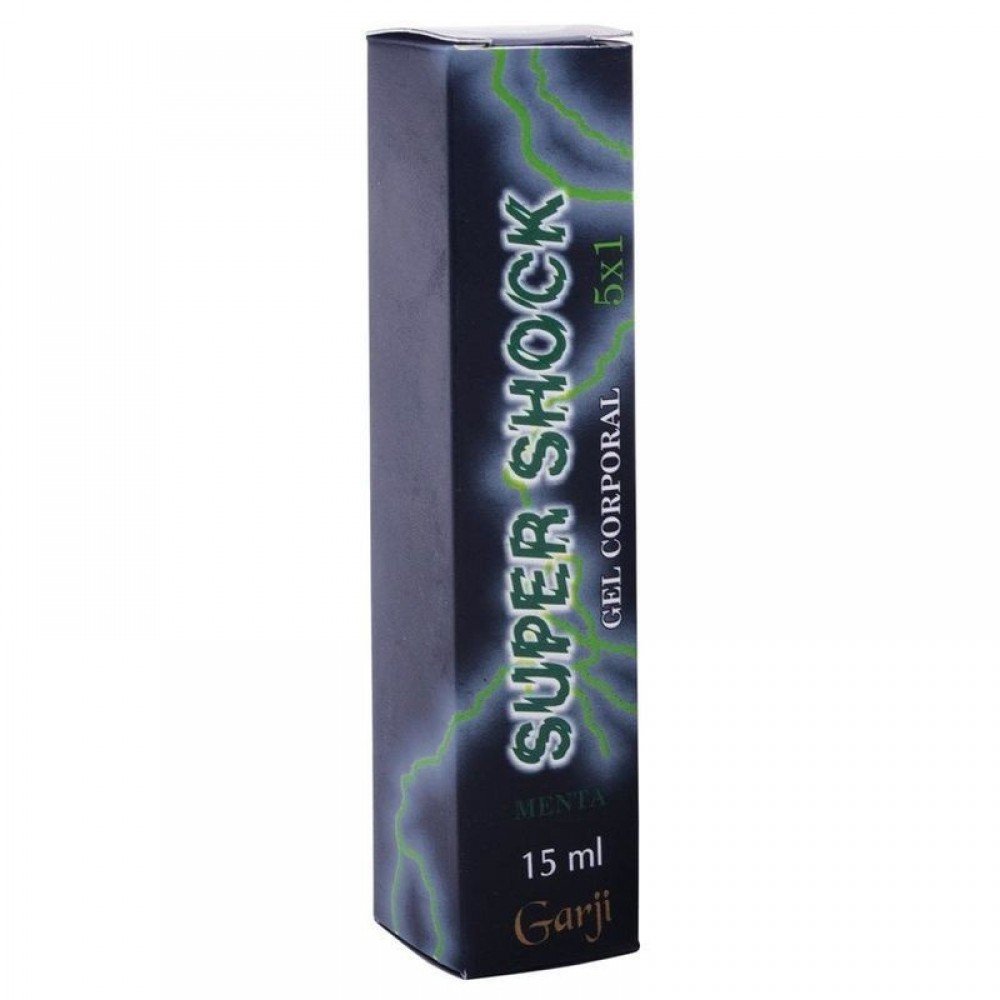 EXCITANTE SUPER SHOCK ELÉTRICO UNISSEX MENTA 15ML  - GARJI