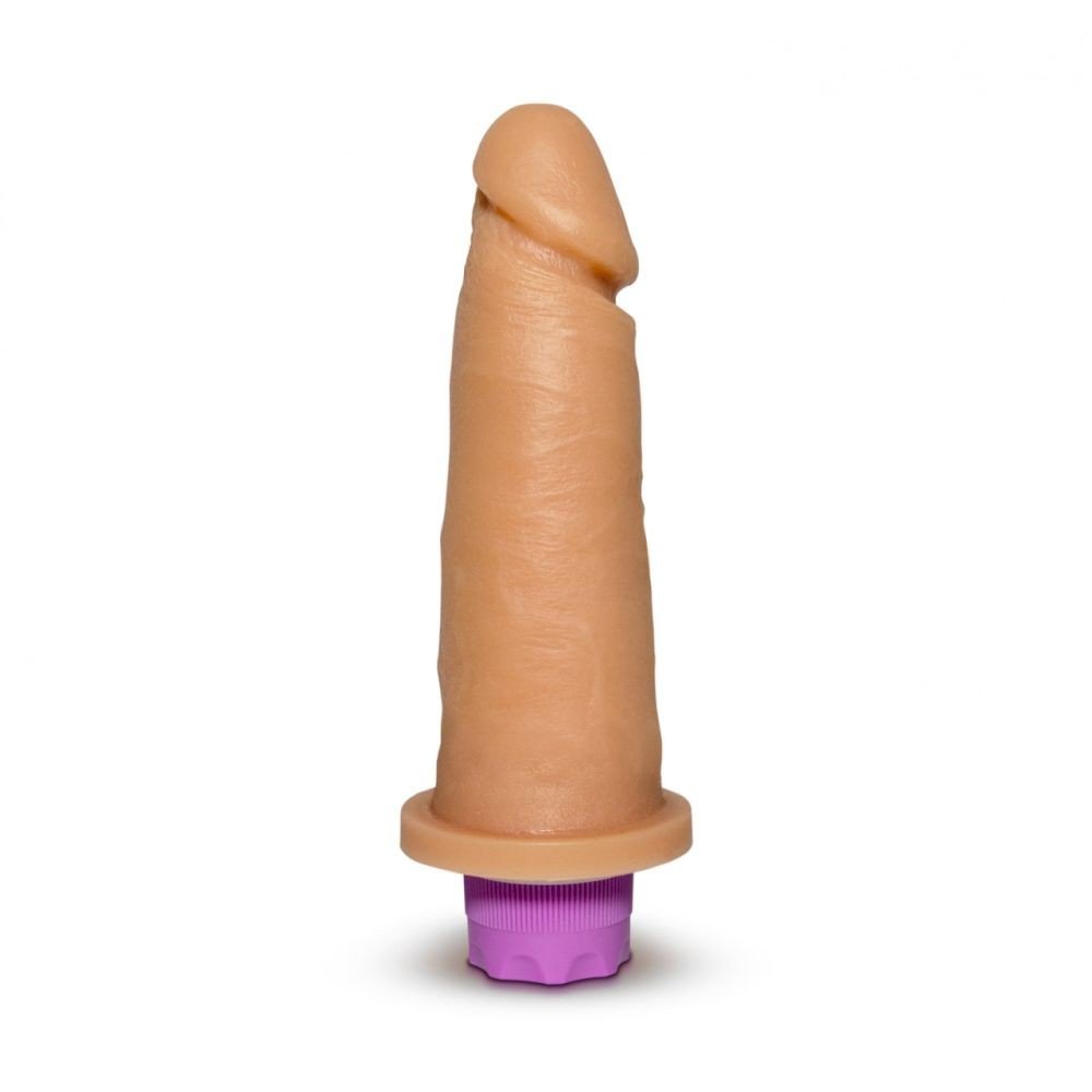 PENIS REALISTICO RECARREGAVEL COM VIBRO 12 MODOS 15,3X4,5CM SEXY FANTASY