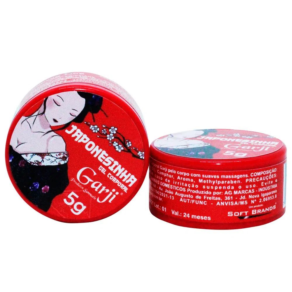 POMADA JAPONESINHA GEL CORPORAL ESQUENTA E ESFRIA 5G GARJI