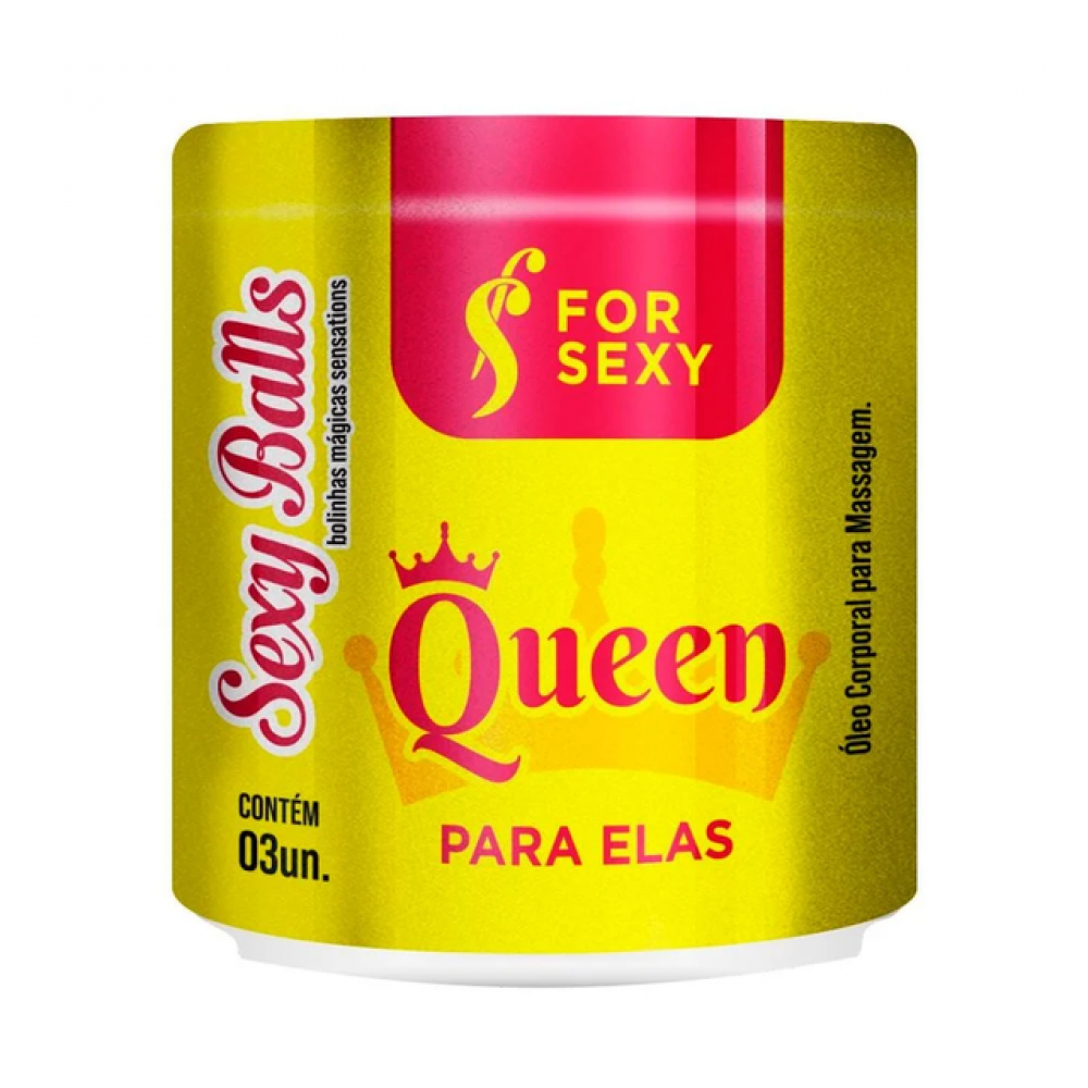 SEXY BALLS QUEEN PARA ELAS COM 3 UNIDADES FOR SEXY