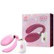 VIBRADOR DE CASAL COM CONTROLE CRYPL